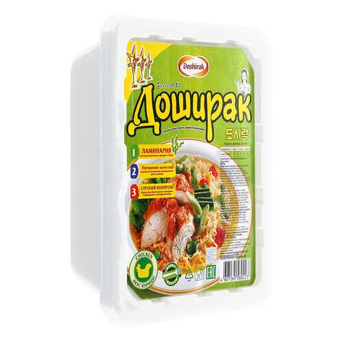 Лапша быстрого приготовления Доширак со вкусом курицы 90 г в Светофор