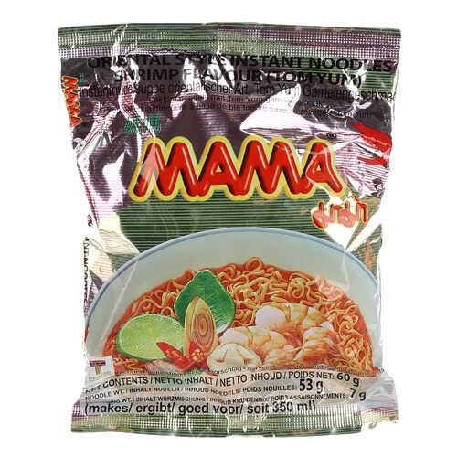 Лапша быстрого приготовления Mama со вкусом кремовый том-ям 55 г в Светофор