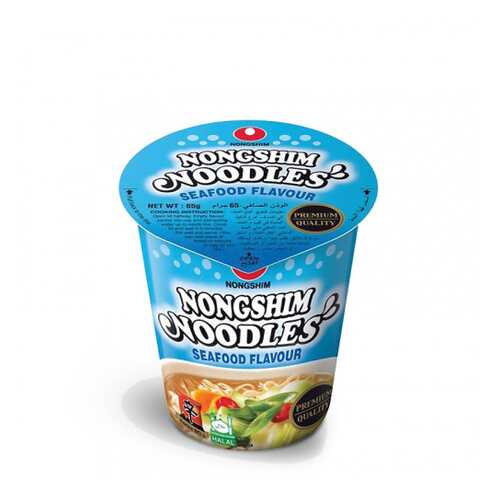Лапша быстрого приготовления Nongshim с морепродуктами стакан 65 г в Светофор