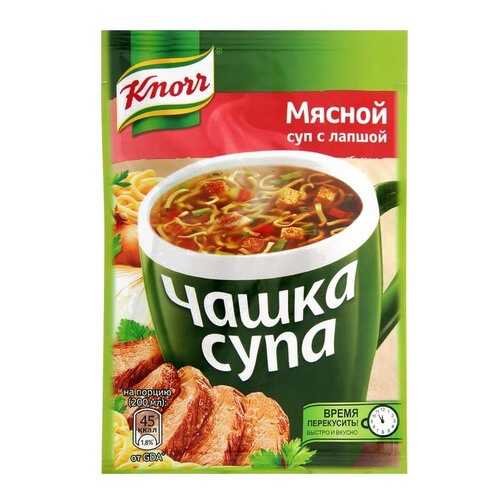 Суп Knorr чашка мясной с лапшой 14 г в Светофор