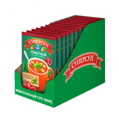 Суперсуп-пюре микс Русский Продукт 5 вкусов 5 видов по 4 шт 20-26.5 г в Светофор