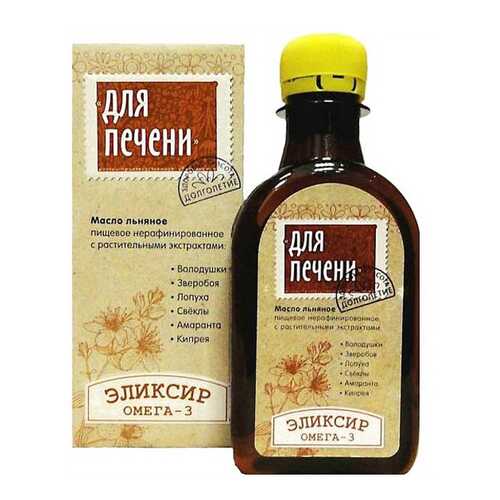 Масло льняное Компас Здоровья для печени 200 мл в Светофор