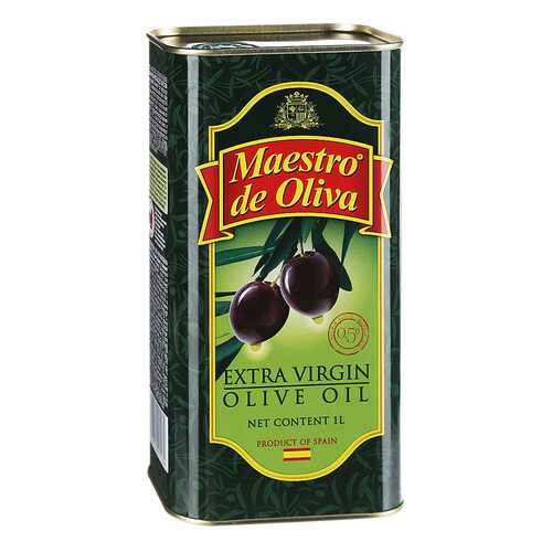 Масло Maestro de Oliva extra virgin оливковое нерафинированное 1 л в Светофор