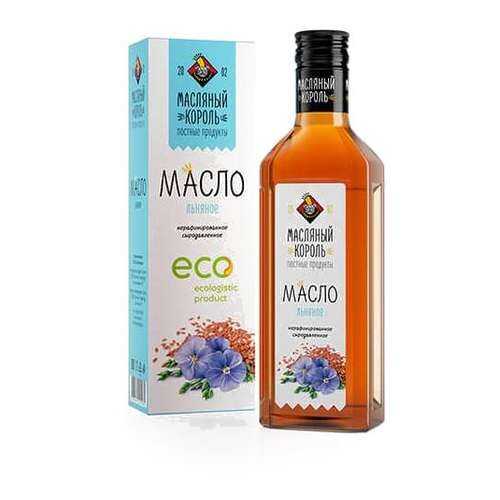 Масло МАСЛЯНЫЙ КОРОЛЬ льняное 100мл в Светофор