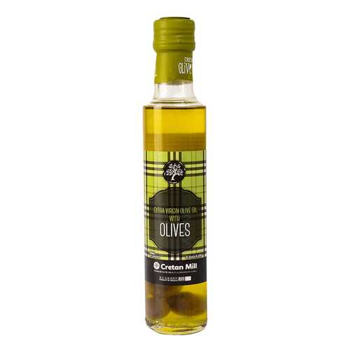 Масло оливковое Cretan Mill Extra Virgin нерафинированное с оливками, 250мл, Греция в Светофор