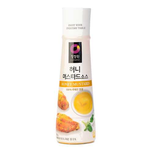 Соус Daesang Горчичный с мёдом к куриным крылышкам и мясу на гриле, 320 г, Южная Корея в Светофор