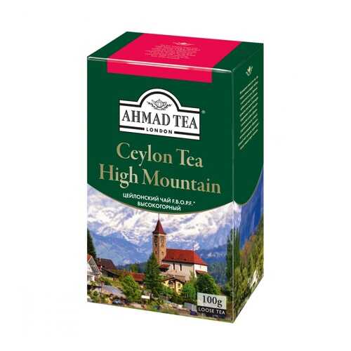 Чай Ahmad Ceylon Tea High Mountain, черный листовой, 100 гр в Светофор