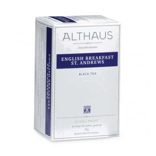 Чай Althaus English Breakfast St. Andrews Deli Pack 20*1.75 г в Светофор