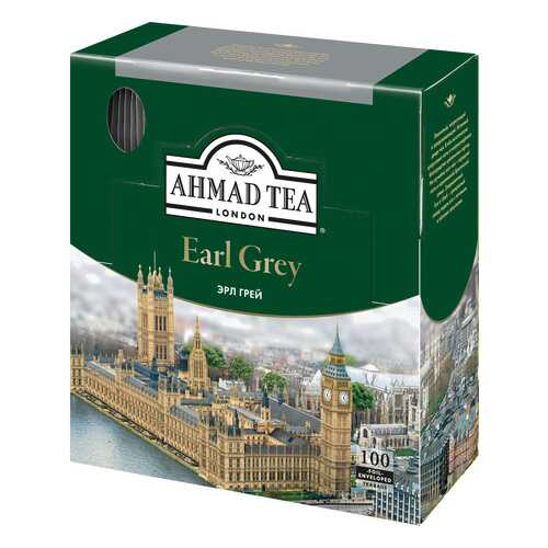 Чай черный Ahmad Tea earl grey 100 пакетиков в Светофор