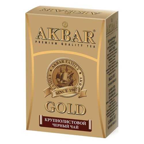 Чай черный Akbar gold крупнолистовой 100 г в Светофор