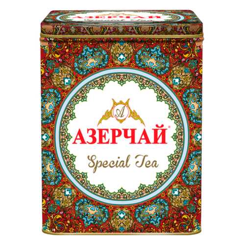 Чай черный Азерчай листовой Special с красным узором 200 г в Светофор
