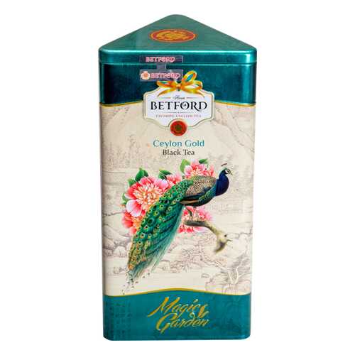 Чай черный Betford Magic garden павлин 300 г в Светофор