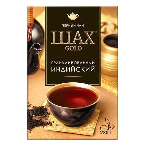 Чай черный листовой гранулированный Шах Gold Индийский 230 г в Светофор
