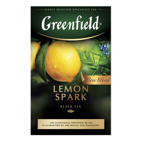 Чай черный листовой Greenfield Lemon Spark 100 г в Светофор