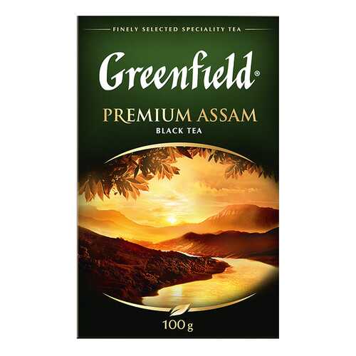Чай черный листовой Greenfield Premium Assam 100 г в Светофор