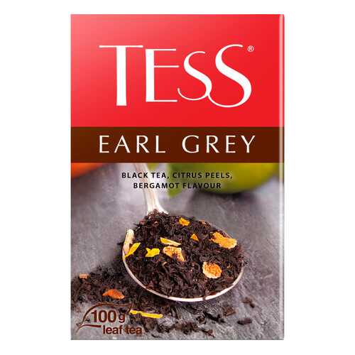 Чай черный листовой Tess Earl Gray 100 г в Светофор
