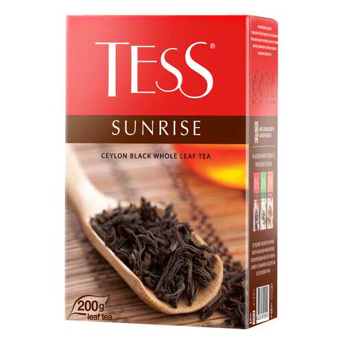 Чай черный листовой Tess Sunrise 200 г в Светофор