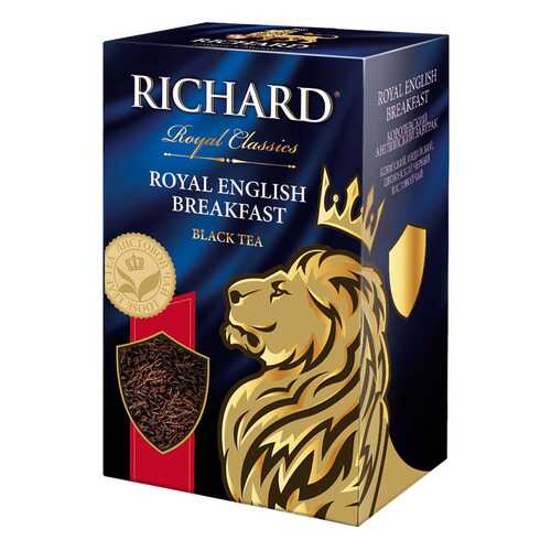 Чай черный Richard royal english breakfast листовой 90 г в Светофор