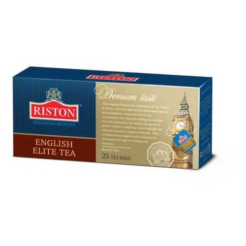 Чай черный Riston english elite tea 25 пакетиков в Светофор