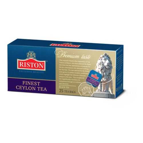 Чай черный Riston finest ceylon tea 25 пакетиков в Светофор