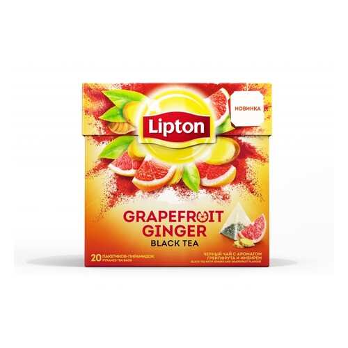 Чай черный в пирамидках Lipton Grapefruit Ginger 20*1.6 г в Светофор