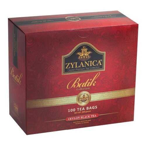 Чай черный Zylanica batik design 100 пакетиков в Светофор