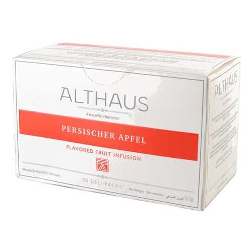 Чай фруктовый Althaus Персидское яблоко 20 х 1.8 г Германия в Светофор