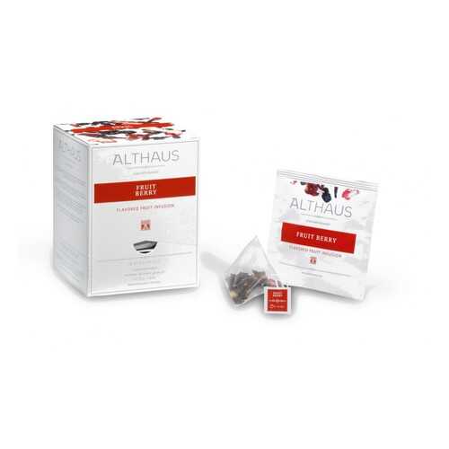 Чай фруктовый в пирамидках Althaus Fruit Berry Фрут Берри 15*2.75 г в Светофор