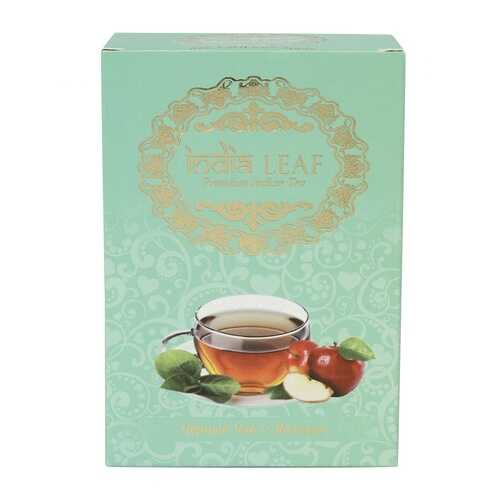 Чай India leaf С яблоком, черный среднелистовой с добавками, 100 гр в Светофор