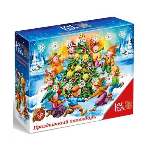 Чай Jaf Tea Celebration Calendar чай с добавками 14 вкусов по 4 пакетика в Светофор