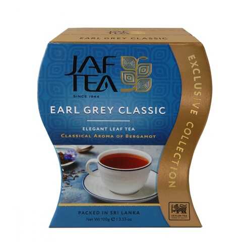 Чай Jaf Tea Earl Grey Classic черный листовой с бергамотом 100 г в Светофор