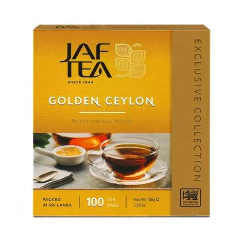 Чай Jaf Tea Golden Ceylon черный 100 пакетиков в Светофор