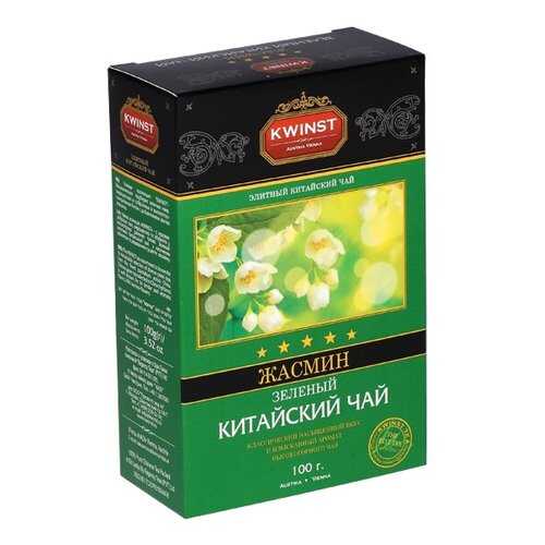 Чай Kwinst жасмин зеленый крупнолистовой с жасмином 100 г в Светофор