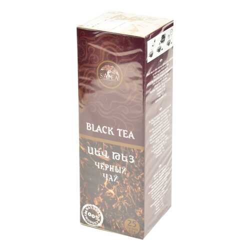 Чай в пакетиках SATEA Чай черный, 25 пак. 37,5 гр. в Светофор