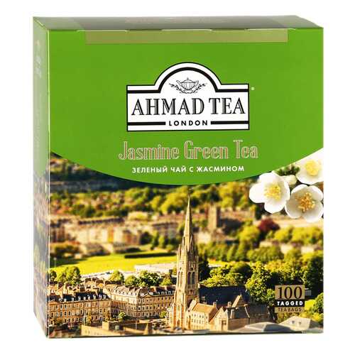 Чай зеленый Ahmad Tea с жасмином 100 пак в Светофор
