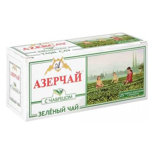 Чай зеленый Азерчай с чабрецом 25 пакетиков в Светофор