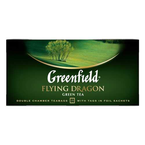 Чай зеленый Greenfield Flying Dragon 25 пакетиков в Светофор