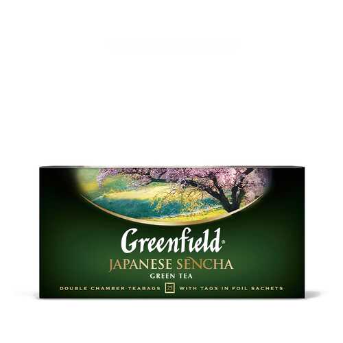 Чай зеленый Greenfield Japanese Sencha 25 пакетиков в Светофор