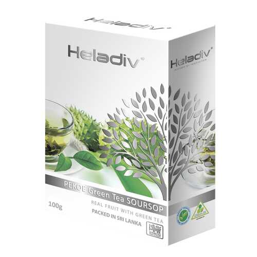 Чай зеленый листовой Heladiv soursop green tea 100 г в Светофор
