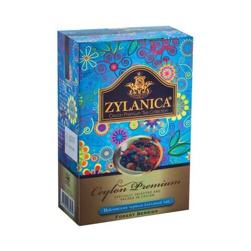 Чай Zylanica Ceylon Premium Forest Berries черный байховый с лесными ягодами 100 г в Светофор