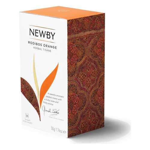 Чайный напиток NEWBY Ройбос Апельсин 25*2 50г в Светофор