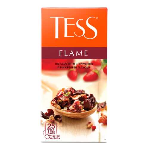 Чайный напиток Tess Flame 25 пакетиков в Светофор