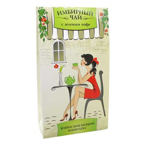 Имбирный чай Green Side c зеленым кофе 1.5 г в Светофор