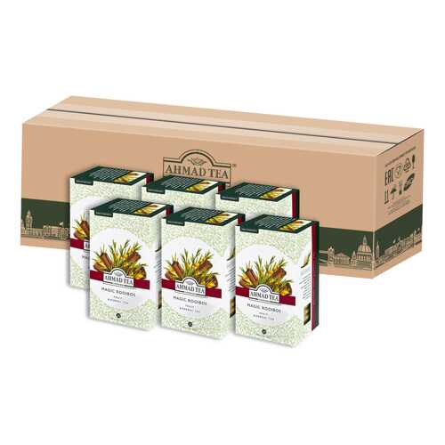 Травяной чай Ahmad Tea с корицей Мэджик ройбуш в пакетиках 20х1,5г - 6 штук в Светофор