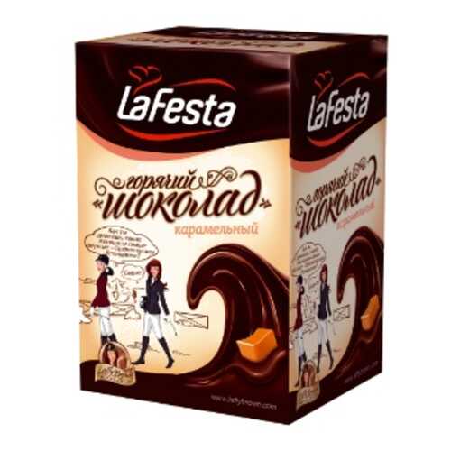 Горячий шоколад La Festa карамель 22 г 10 штук в Светофор