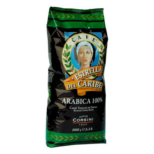 Кофе Caffe Corsini Estrella Del Caribe в зернах 1000 г в Светофор