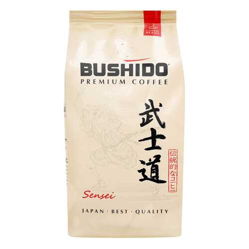 Кофе черный в зернах Bushido Sensei Арабика Премиум 227 г в Светофор