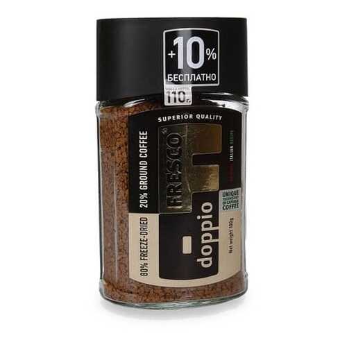 Кофе Fresco arabica doppio сублимированный с добавлением жаренного молотого 100 г в Светофор