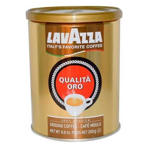Кофе Lavazza Qualita Oro молотый в жестяной банке 250 г в Светофор