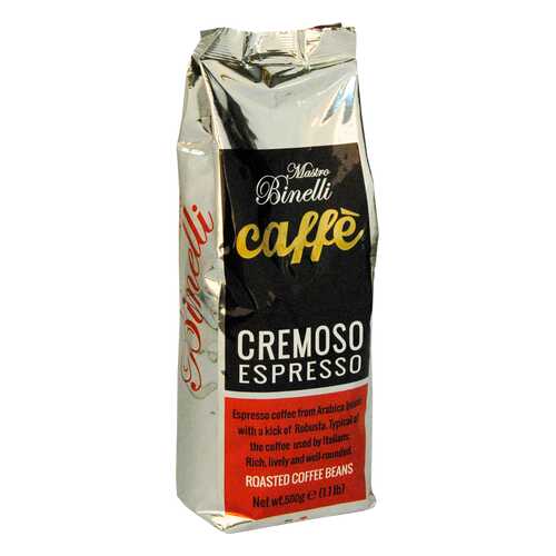 Кофе Mastro Binelli Сremoso Espresso в зёрнах 500 г в Светофор
